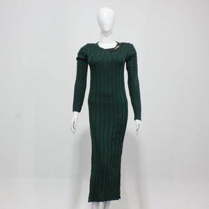Zentoni Women Dark Green Dress